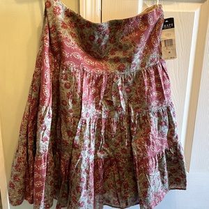 Chaps ruffled skirt